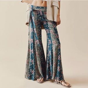 GUC Free People Bali Sultry Boho Flare Pants